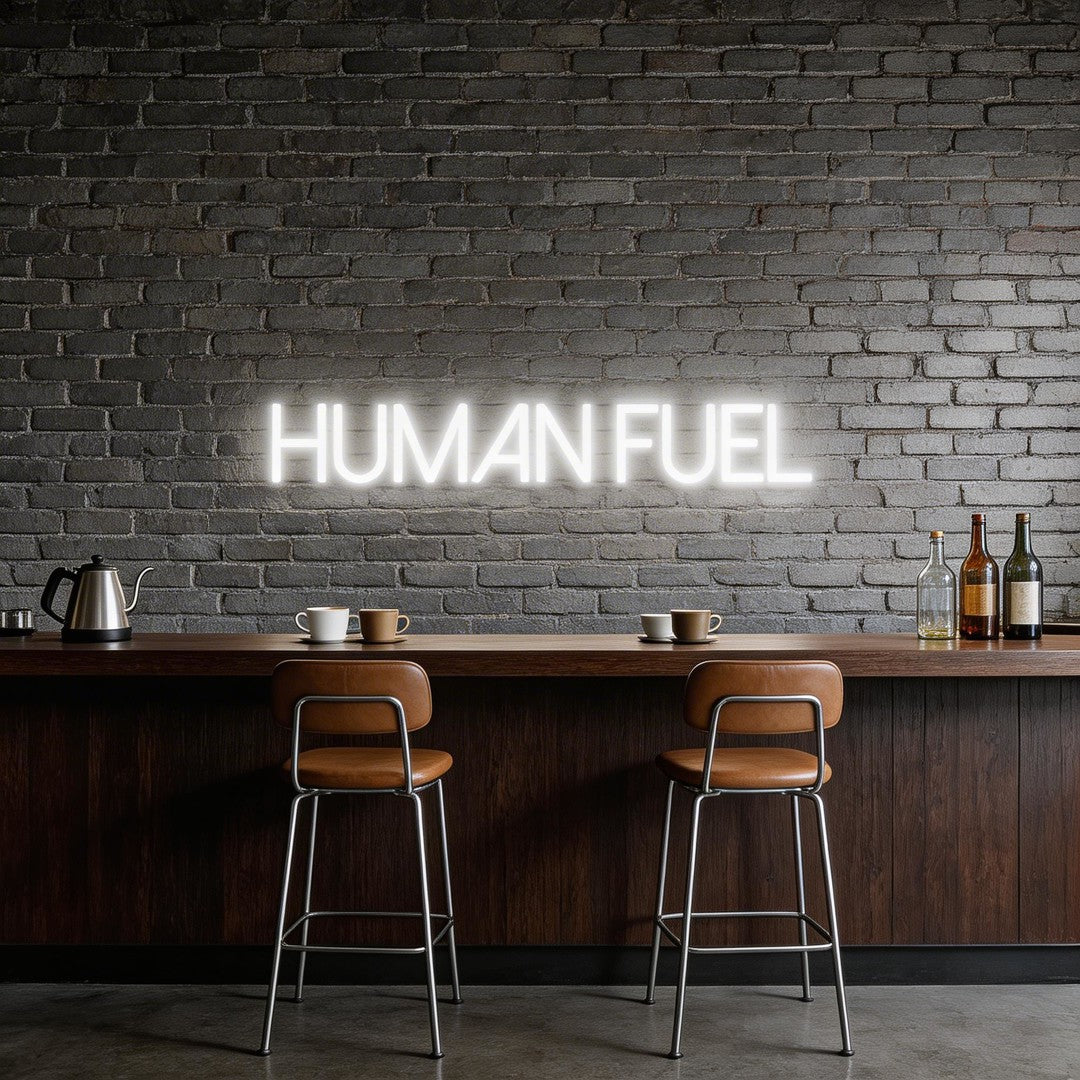 Custom Neon: HUMAN FUEL