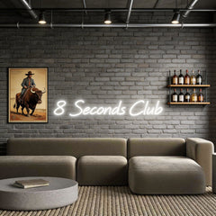 Custom Neon: 8 Seconds Club