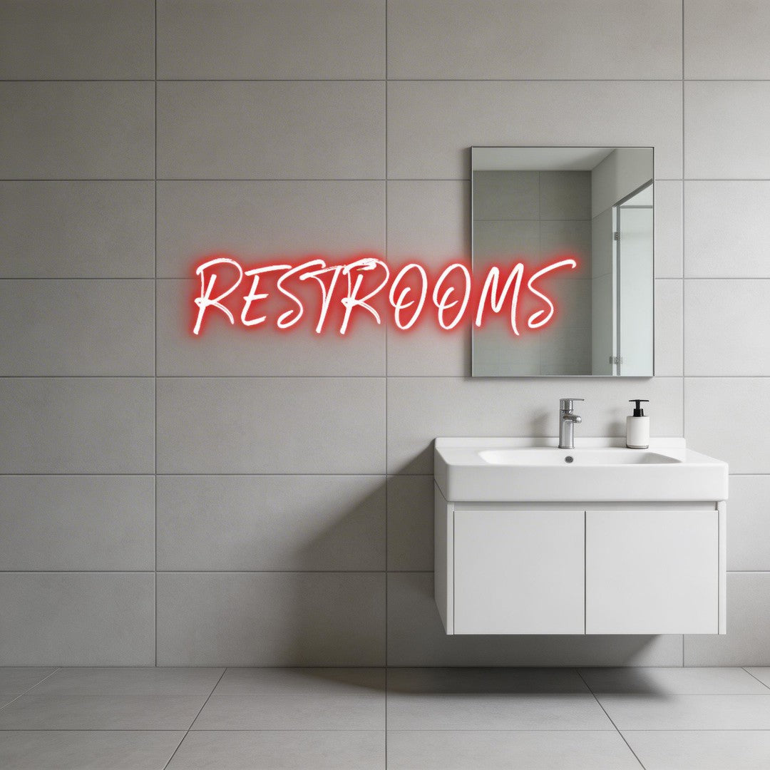 Custom Neon: RESTROOMS