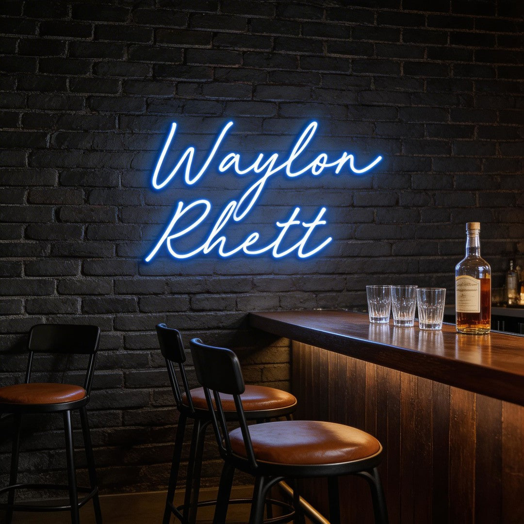 Custom Neon: Waylon Rhett