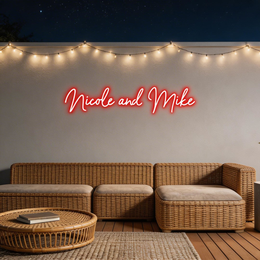 Custom Neon: Nicole and Mike