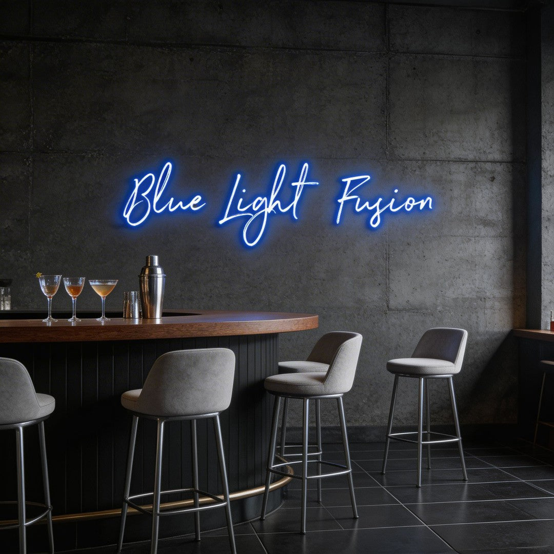 Custom Neon: Blue Light Fu...