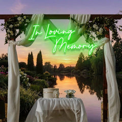 In Loving Memory Led Neon Sign Light, Neon Light Sign For Wedding