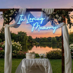 In Loving Memory Led Neon Sign Light, Neon Light Sign For Wedding