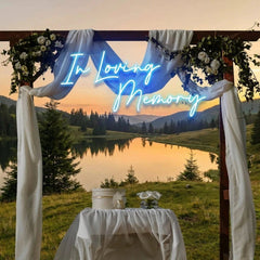 In Loving Memory Led Neon Sign Light, Neon Light Sign For Wedding