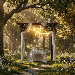 In Loving Memory Led Neon Sign Light, Neon Light Sign For Wedding