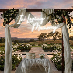 In Loving Memory Led Neon Sign Light, Neon Light Sign For Wedding