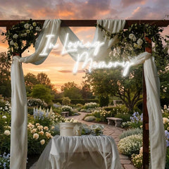 In Loving Memory Led Neon Sign Light, Neon Light Sign For Wedding