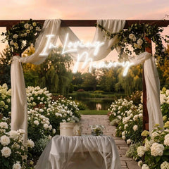 In Loving Memory Led Neon Sign Light, Neon Light Sign For Wedding