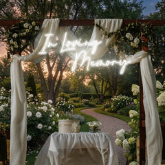 In Loving Memory Led Neon Sign Light, Neon Light Sign For Wedding