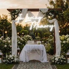 In Loving Memory Led Neon Sign Light, Neon Light Sign For Wedding