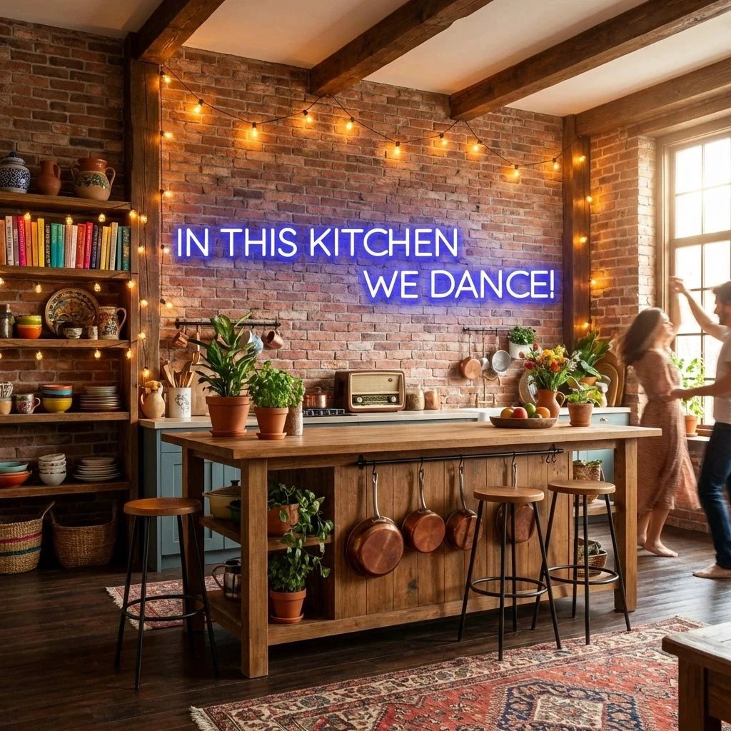 In This Kitchen We Dance Led Neon Sign Light