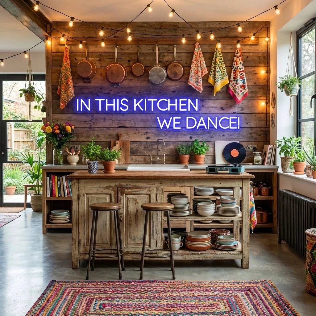In This Kitchen We Dance Led Neon Sign Light