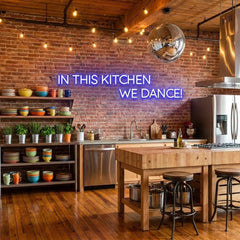 In This Kitchen We Dance Led Neon Sign Light