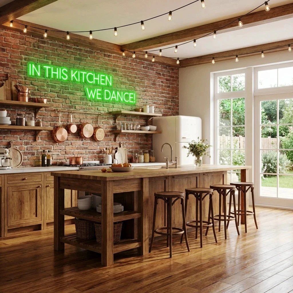 In This Kitchen We Dance Led Neon Sign Light