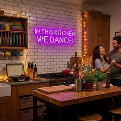 In This Kitchen We Dance Led Neon Sign Light