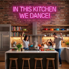 In This Kitchen We Dance Led Neon Sign Light