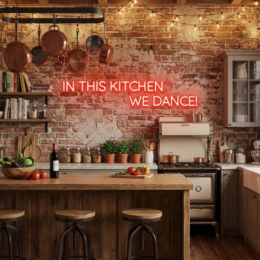 In This Kitchen We Dance Led Neon Sign Light
