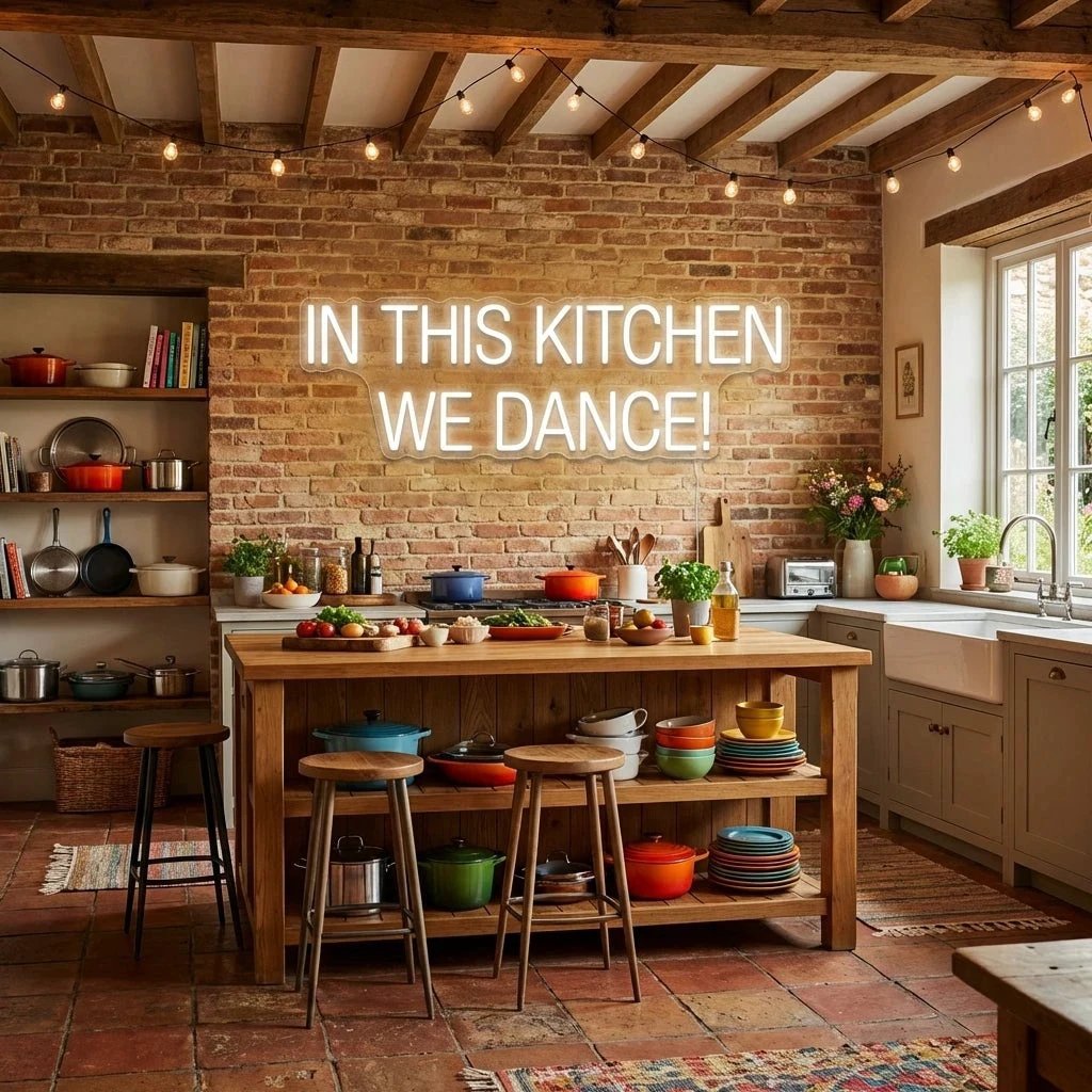 In This Kitchen We Dance Led Neon Sign Light