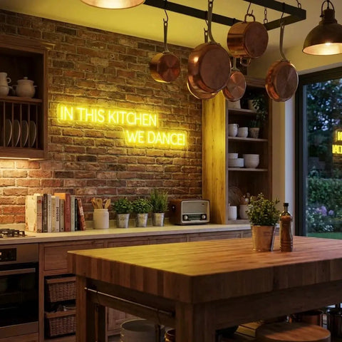 In This Kitchen We Dance Led Neon Sign Light