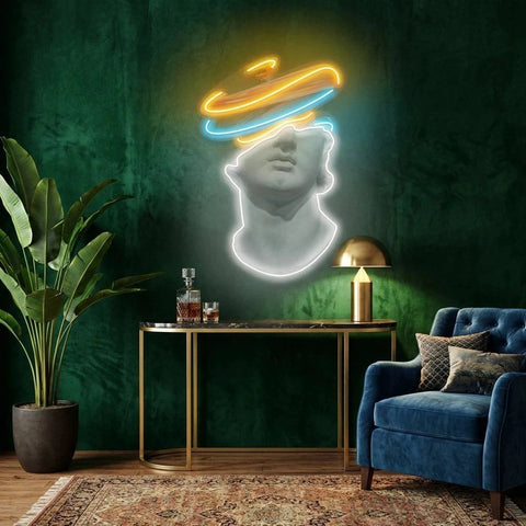 Into face Neon Artwork Led Neon Sign Light