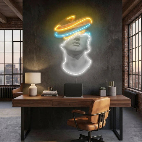 Into face Neon Artwork Led Neon Sign Light