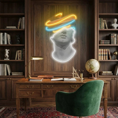 Into face Neon Artwork Led Neon Sign Light
