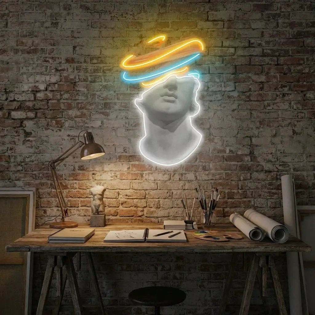 Into face Neon Artwork Led Neon Sign Light