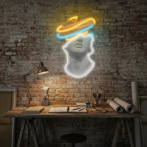 Into face Neon Artwork Led Neon Sign Light
