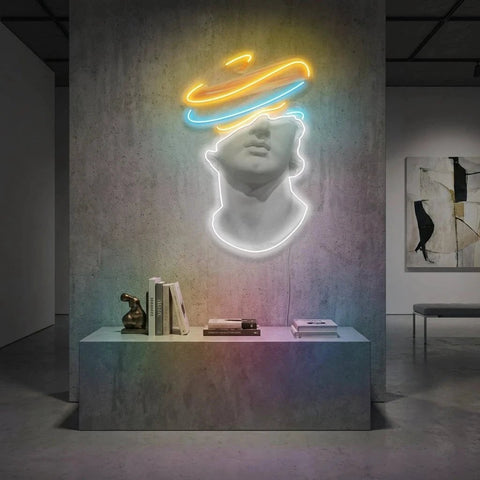 Into face Neon Artwork Led Neon Sign Light