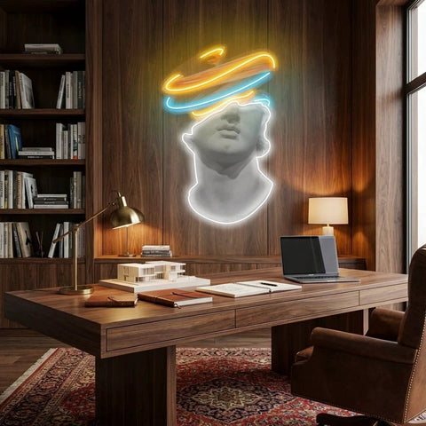 Into face Neon Artwork Led Neon Sign Light