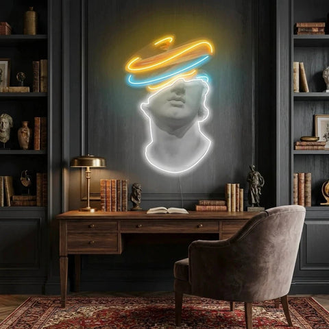 Into face Neon Artwork Led Neon Sign Light