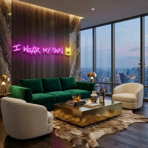 I Wear My Own Multi Color Led Neon Sign Light