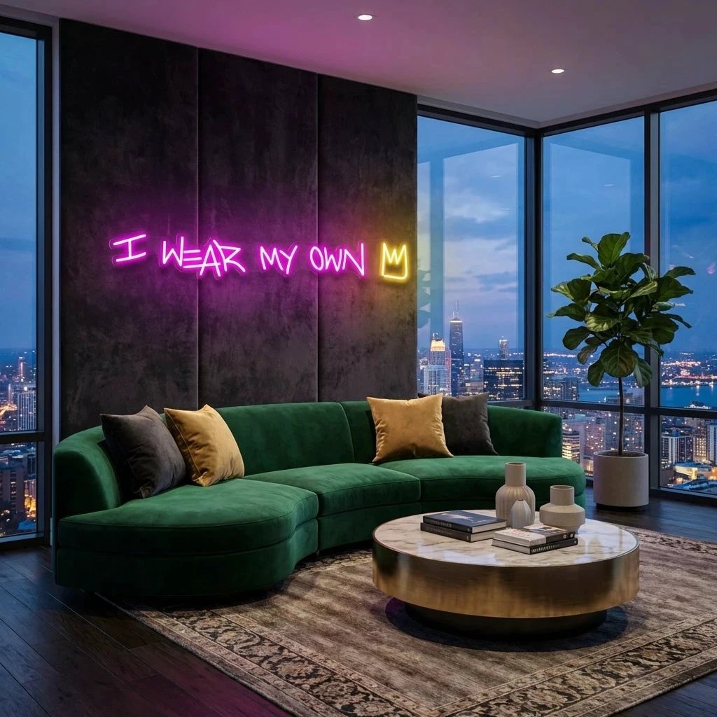 I Wear My Own Multi Color Led Neon Sign Light