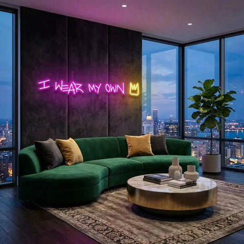 I Wear My Own Multi Color Led Neon Sign Light