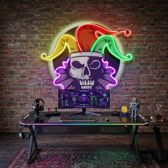 Joker Head Clown LED Neon Sign Light Pop Art
