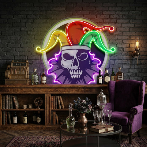 Joker Head Clown LED Neon Sign Light Pop Art
