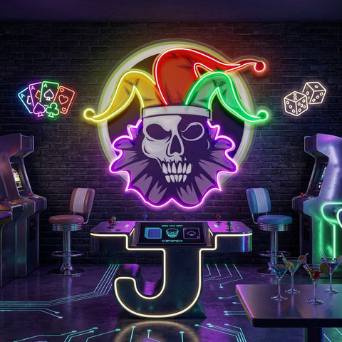 Joker Head Clown LED Neon Sign Light Pop Art