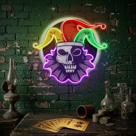 Joker Head Clown LED Neon Sign Light Pop Art
