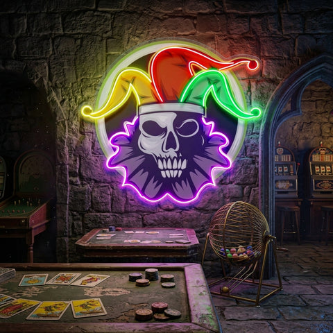 Joker Head Clown LED Neon Sign Light Pop Art