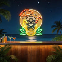 Juicy Skull LED Neon Sign Light Pop Art