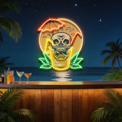 Juicy Skull LED Neon Sign Light Pop Art