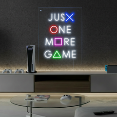 Just One More Game Custom Neon Sign Gaming Neon Sign