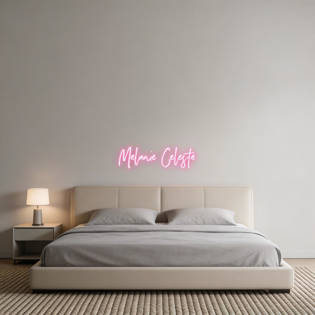 Custom Neon: Melanie Celeste