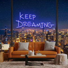 Keep Dreaming Led Neon Sign Light