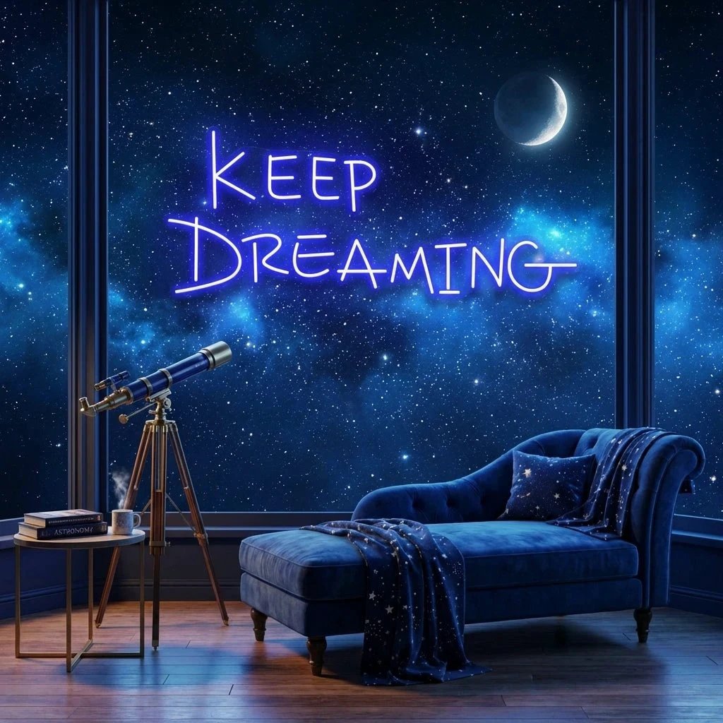 Keep Dreaming Led Neon Sign Light