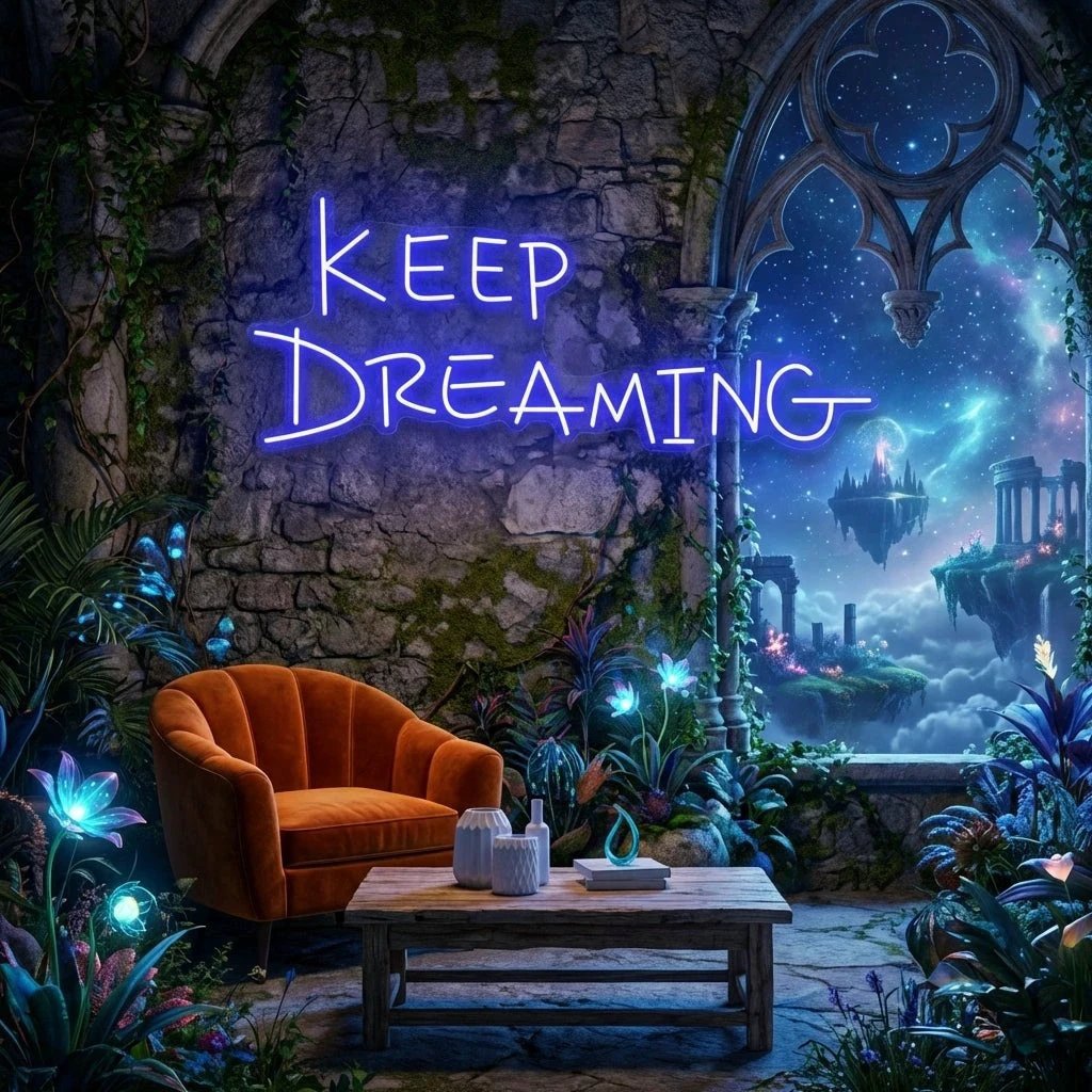 Keep Dreaming Led Neon Sign Light