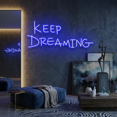 Keep Dreaming Led Neon Sign Light