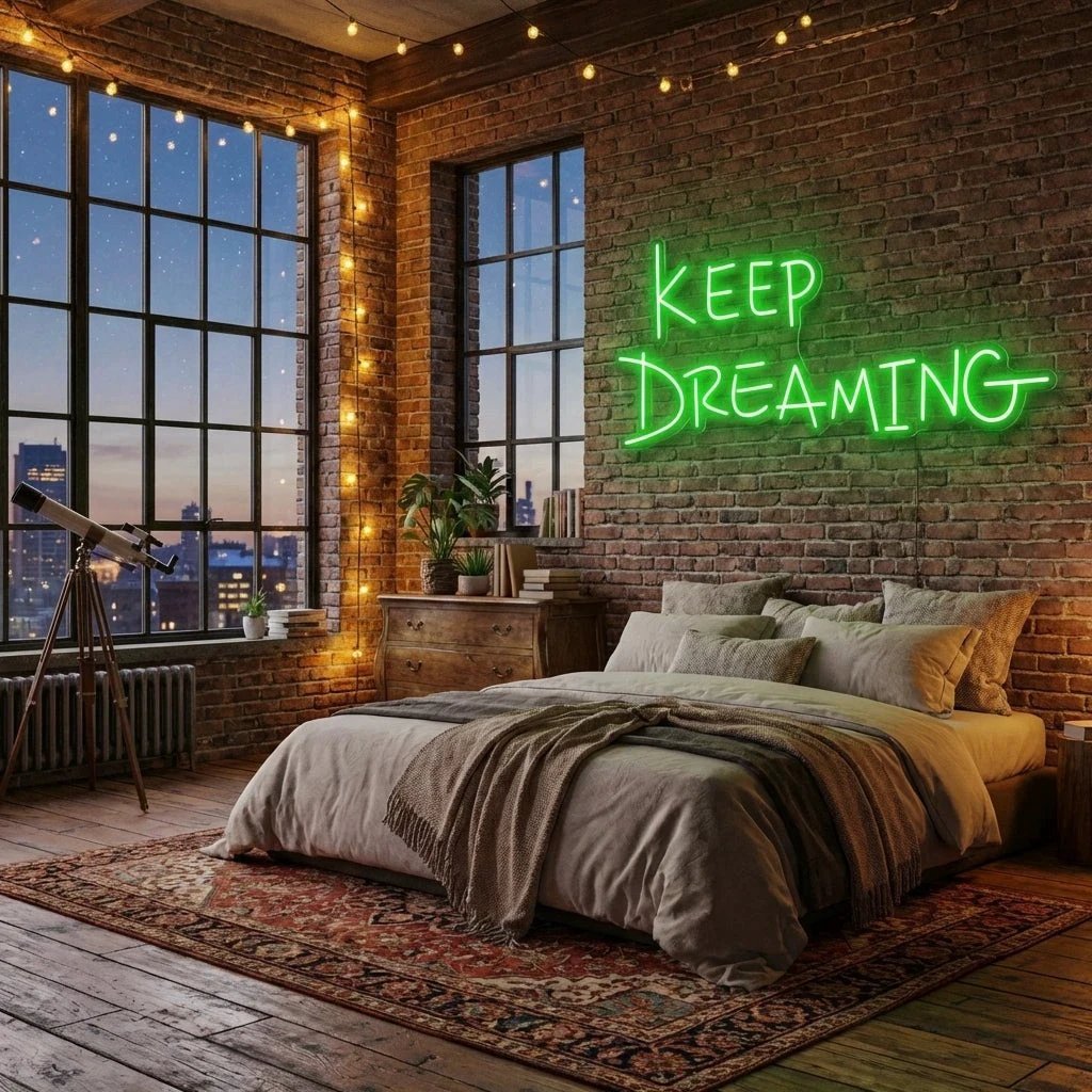 Keep Dreaming Led Neon Sign Light