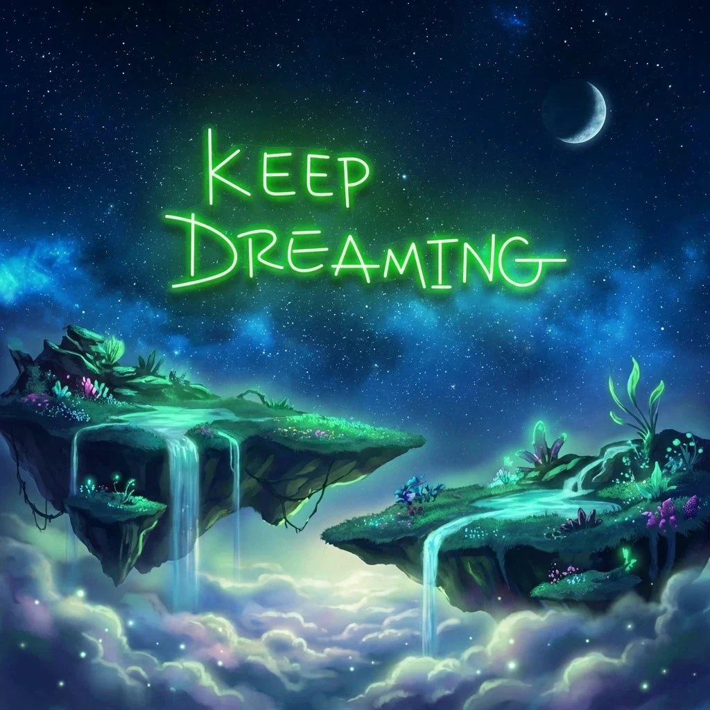 Keep Dreaming Led Neon Sign Light